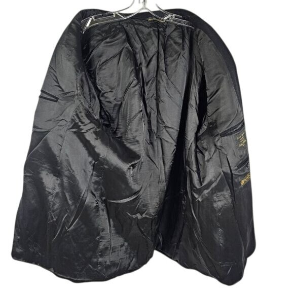 Jack Victor Loro Piana 100% Cashmere Blazer Sz 46R Black Quiet Luxury Gentleman - Picture 6 of 14